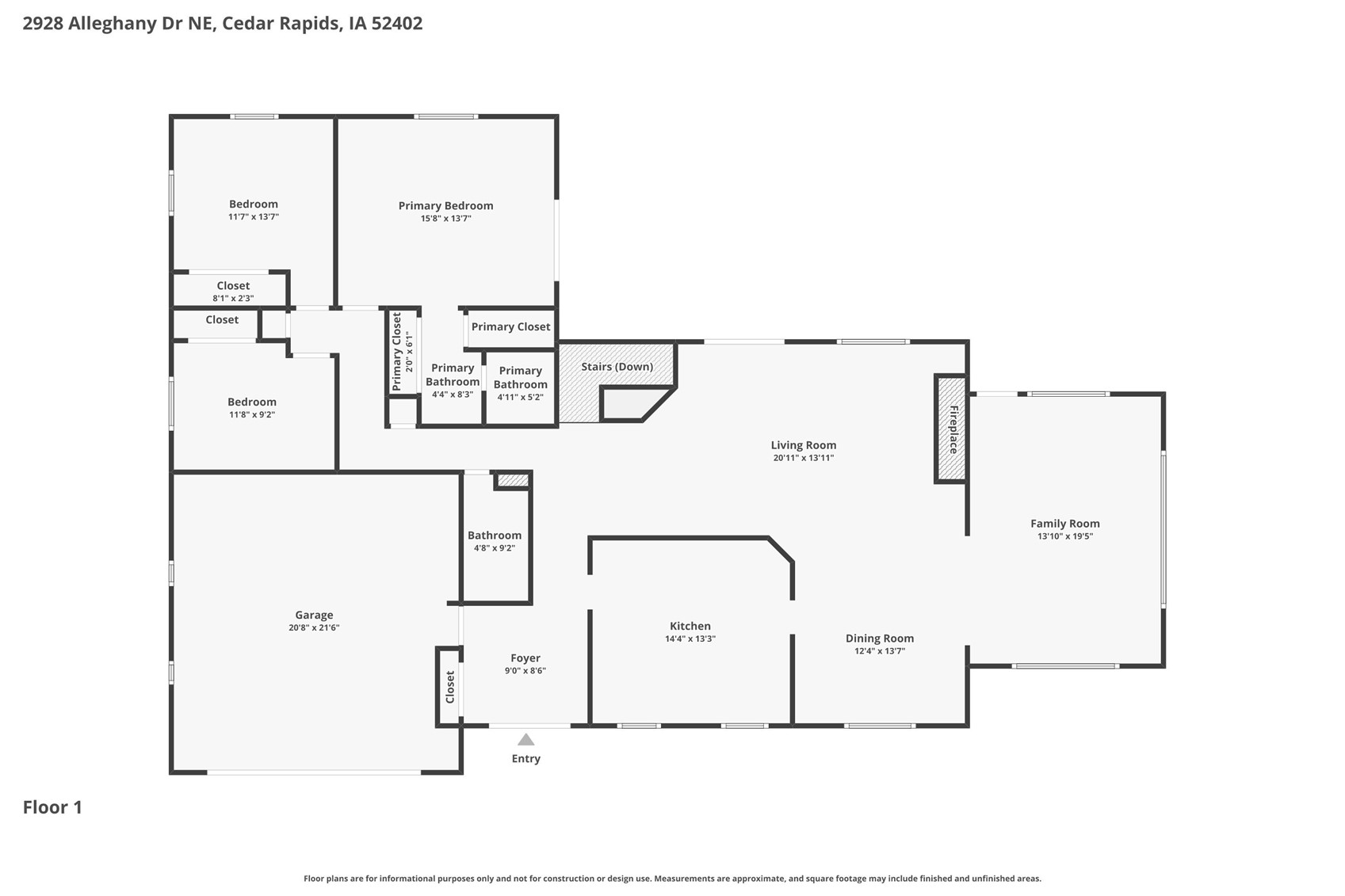 2928 Alleghany Drive NE Cedar Rapids IA 52402