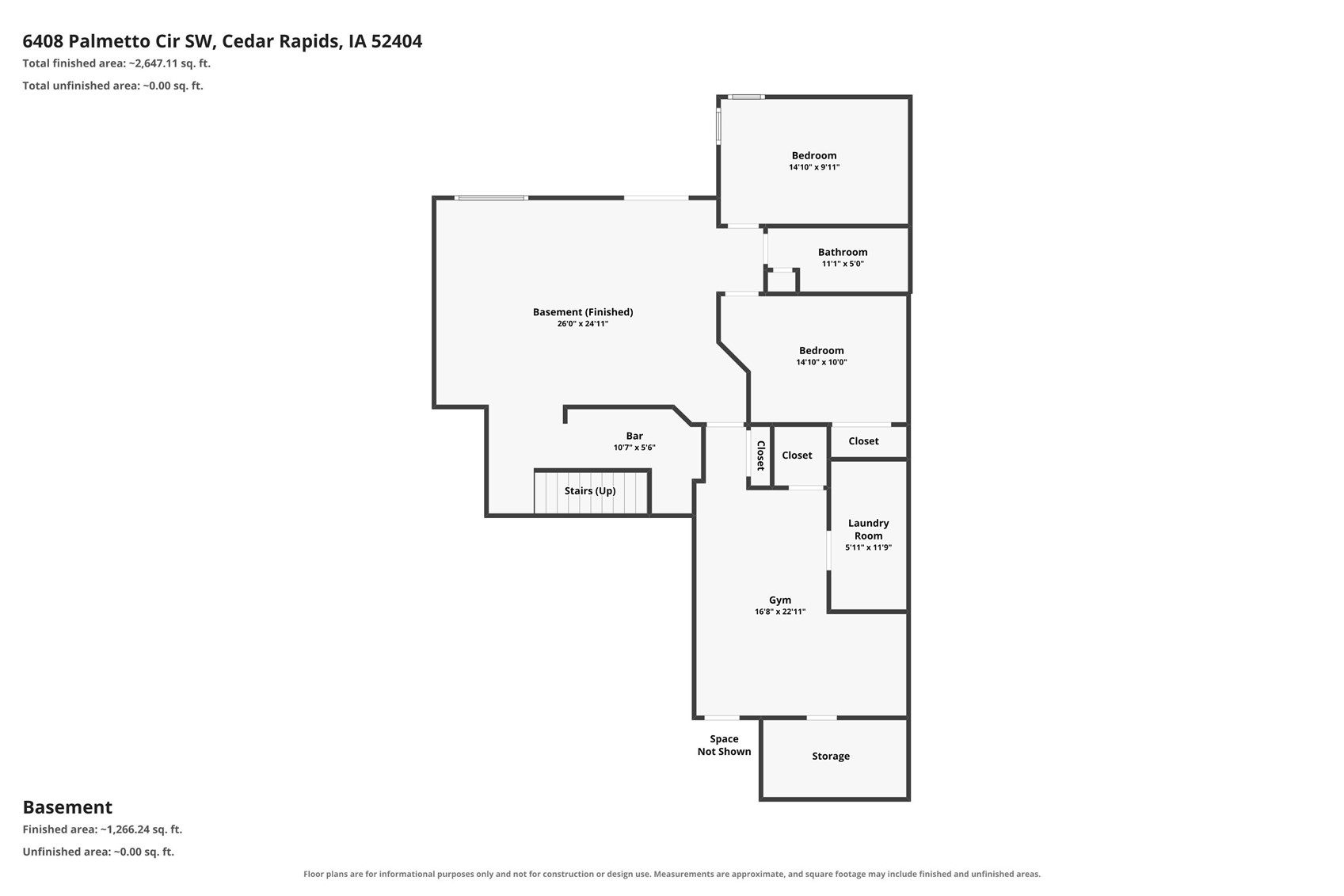 6408 Palmetto Circle SW Cedar Rapids IA 52405