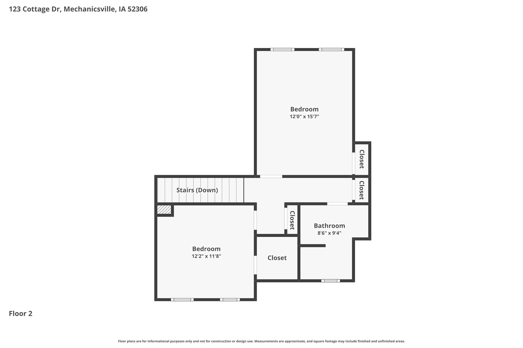 123 Cottage Drive Mechanicsville IA 52306