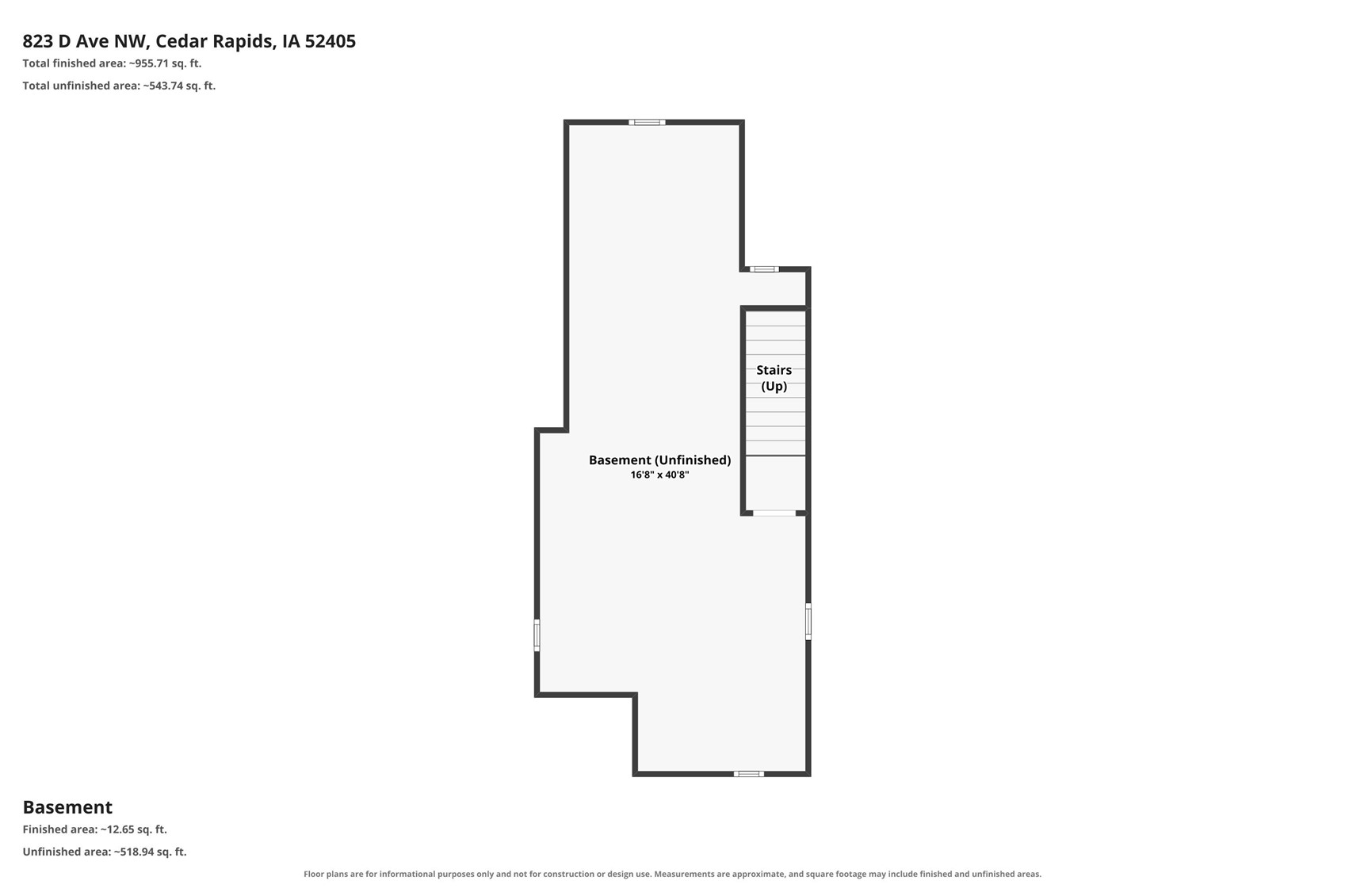 823 D Avenue NW Cedar Rapids IA 52405