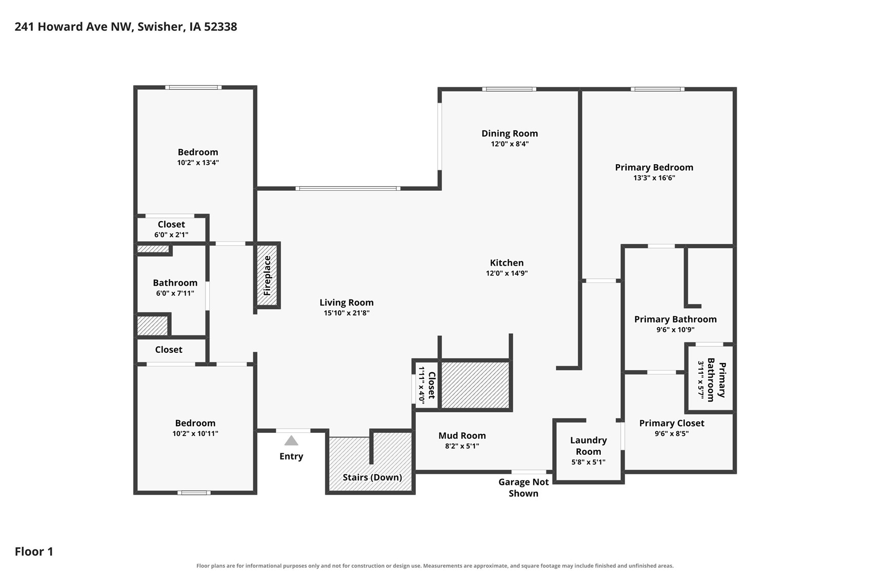 241 Howard Avenue NW Swisher IA 52338