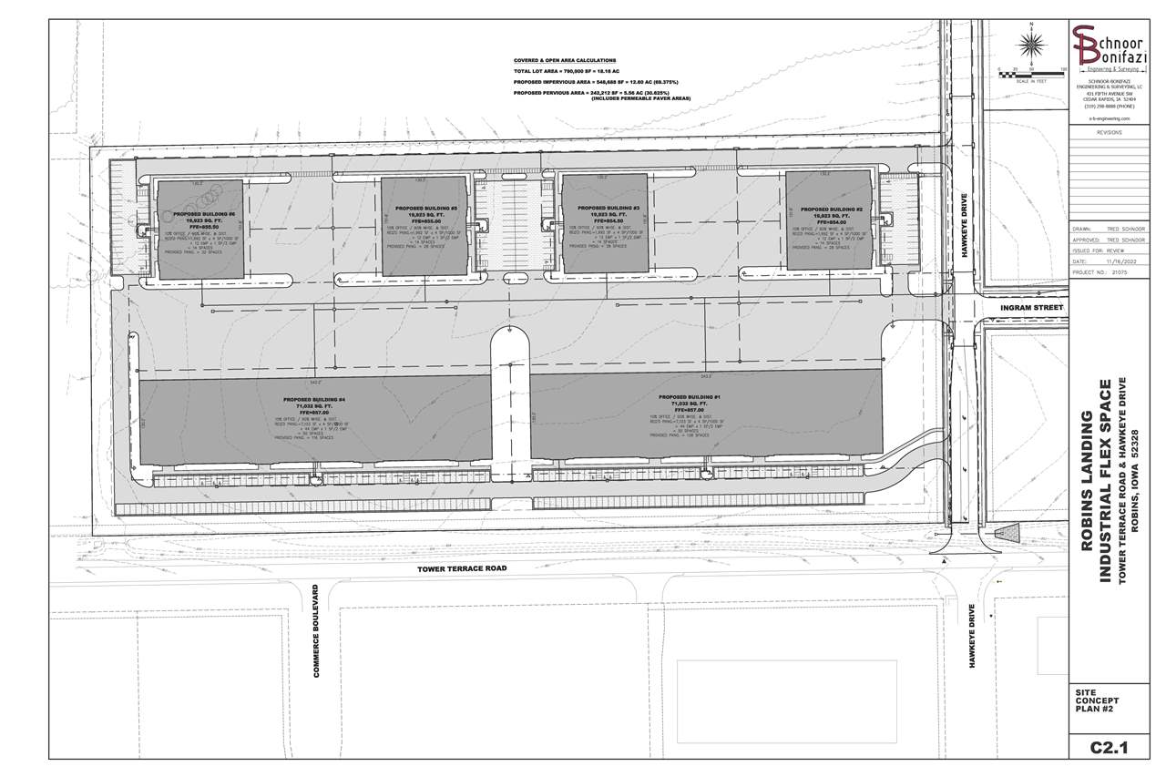 Tower Terrace Road -70, 000 Sf Robins IA 52411