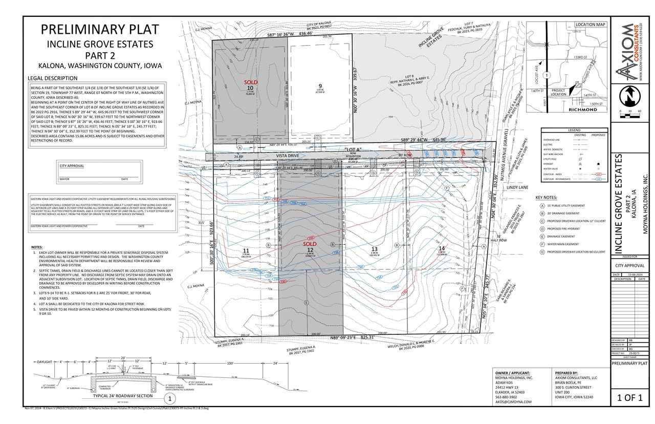 Lot 11 Vista Drive Kalona IA 52247