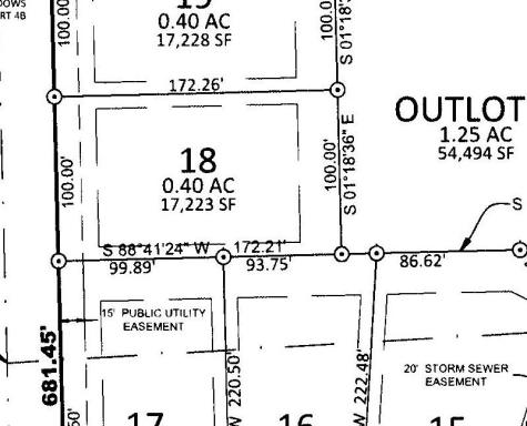 Lot 18 Meadows Subdivision Part 6 West Branch IA 52358