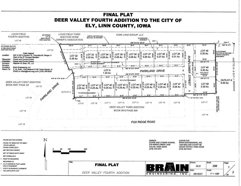 Lot 32 Deer Valley Subdivision 4th Add Ely IA 52227