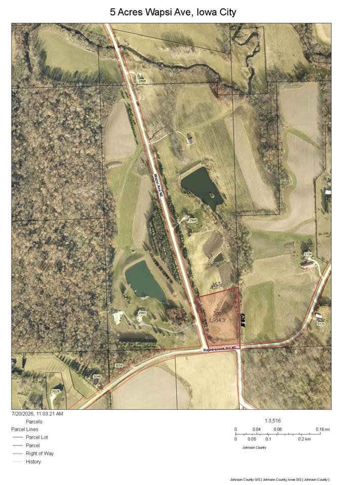 5 Acres Wapsi Avenue NE Iowa City IA 52240
