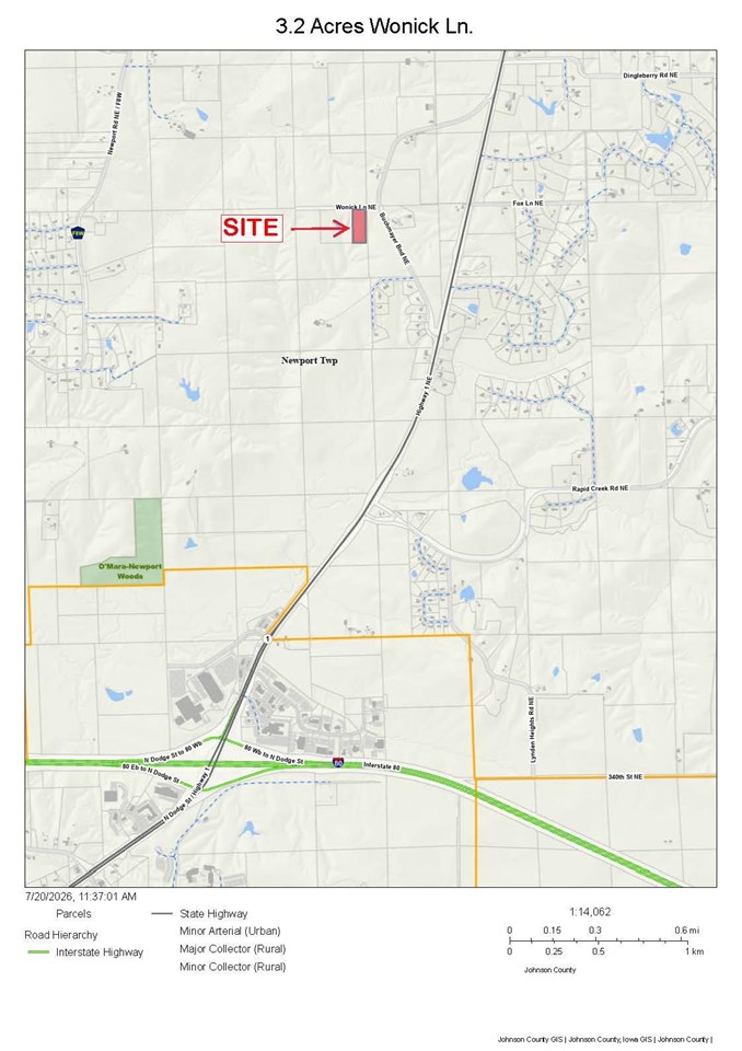 3.2 Acres Wonick Lane NE Iowa City IA 52240
