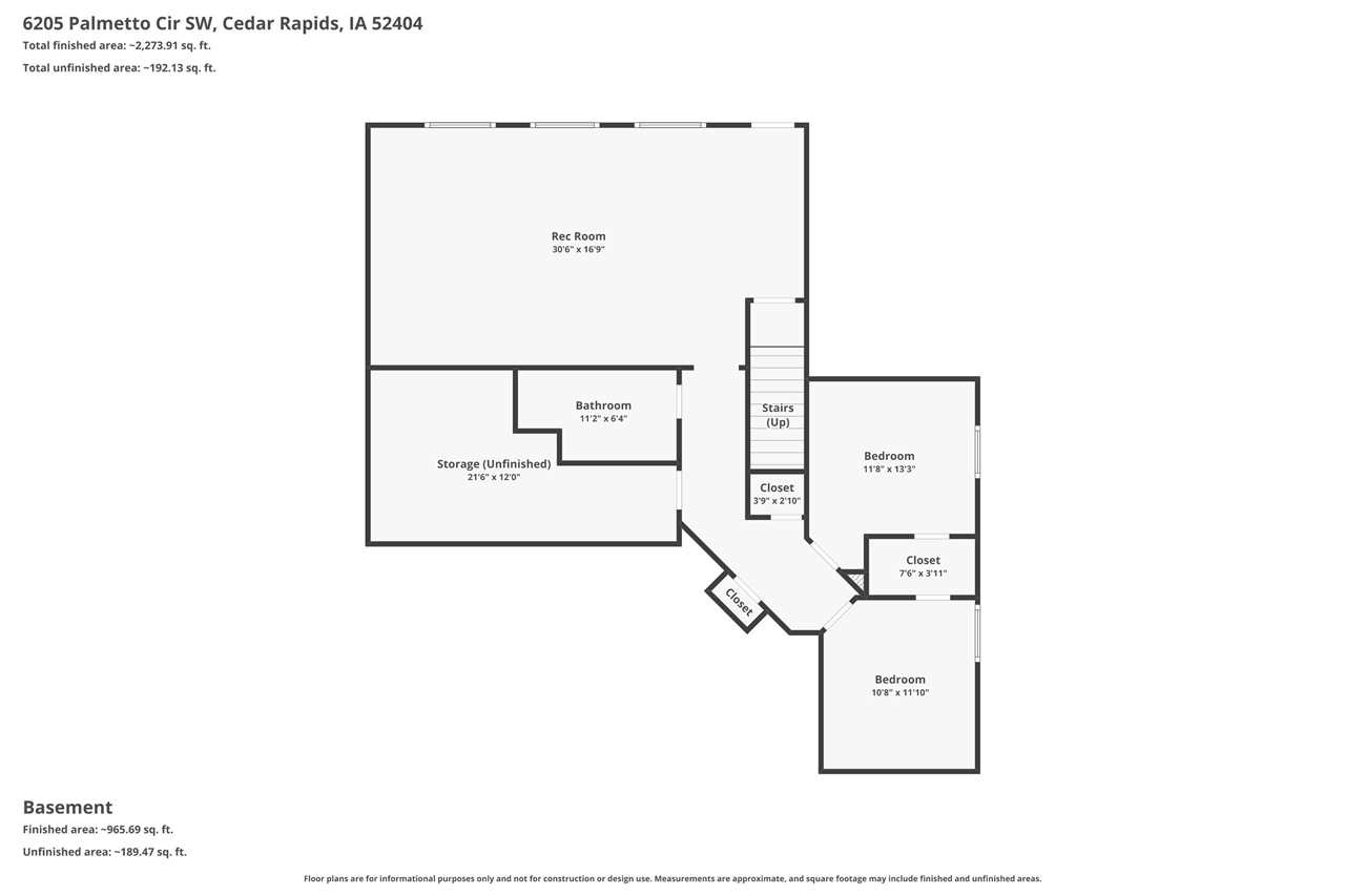 6205 Palmetto Circle SW Cedar Rapids IA 52404