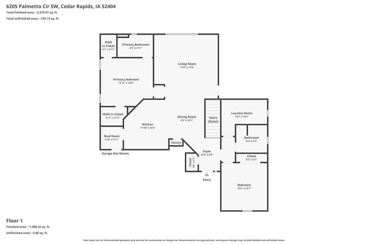6205 Palmetto Circle SW Cedar Rapids IA 52404