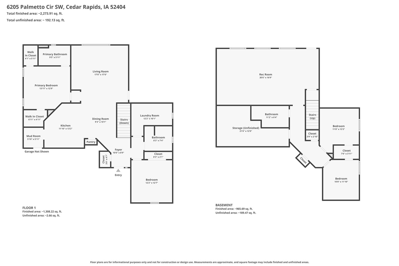 6205 Palmetto Circle SW Cedar Rapids IA 52404