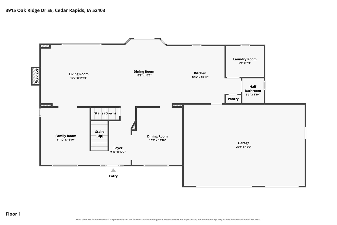 3915 Oak Ridge Drive SE Cedar Rapids IA 52403