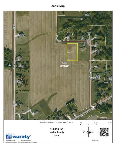 Tbd 1.68 Acres Thurston Lane Iowa Falls IA 50126