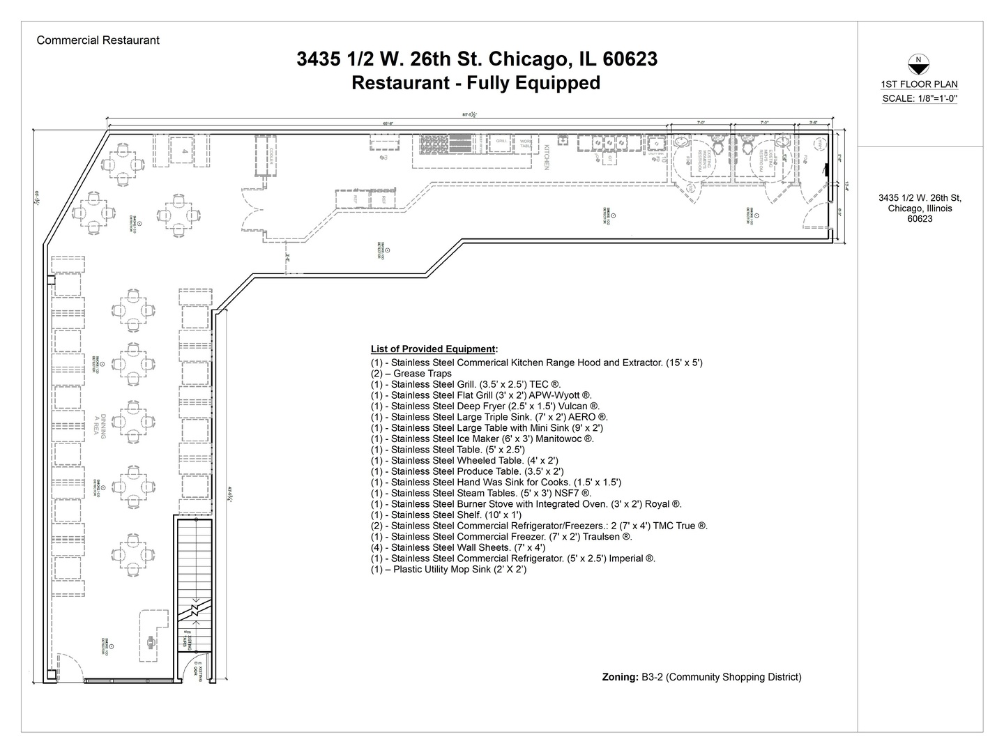 3435 1/2 West 26th Street Chicago IL 60623