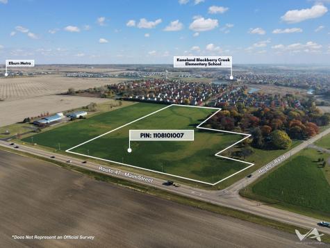 18.5 Acres Rt. 47 - Hughes Road Elburn IL 60119