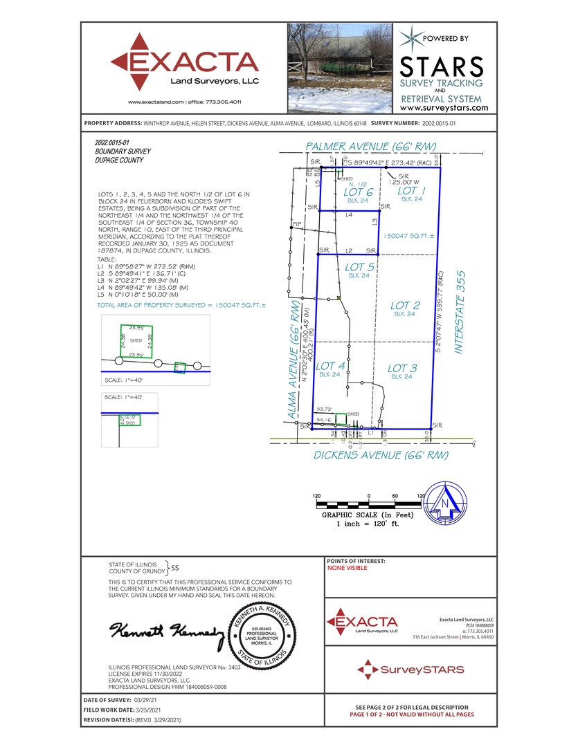 Lots 15-20 Alma Avenue Lombard IL 60148