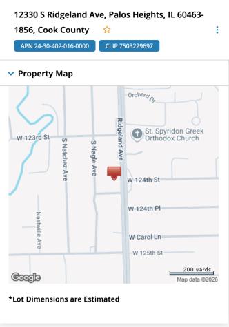 12330 South Ridgeland Avenue Palos Heights IL 60463