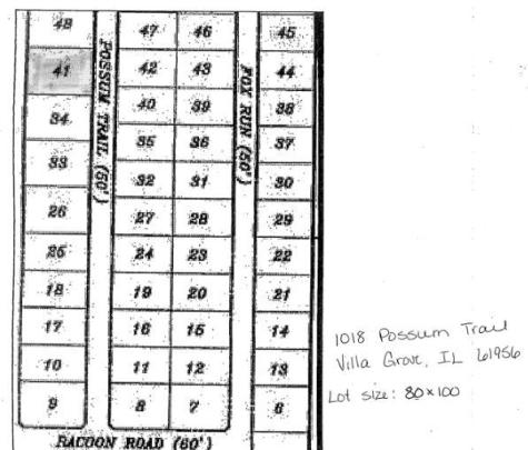lot 41 Possum Trail Villa Grove IL 61956