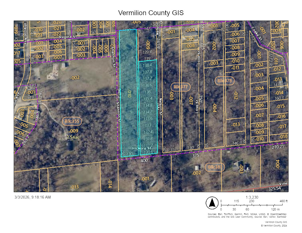 5 Acres on Hickory Street Danville IL 61832