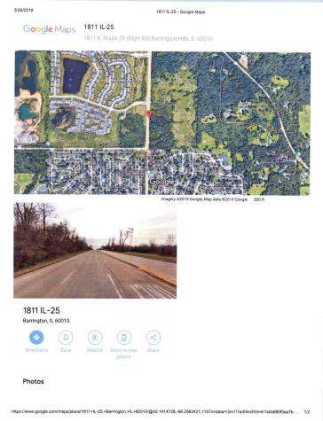 1811 IL Rte 25 (Elgin) Road Barrington IL 60010