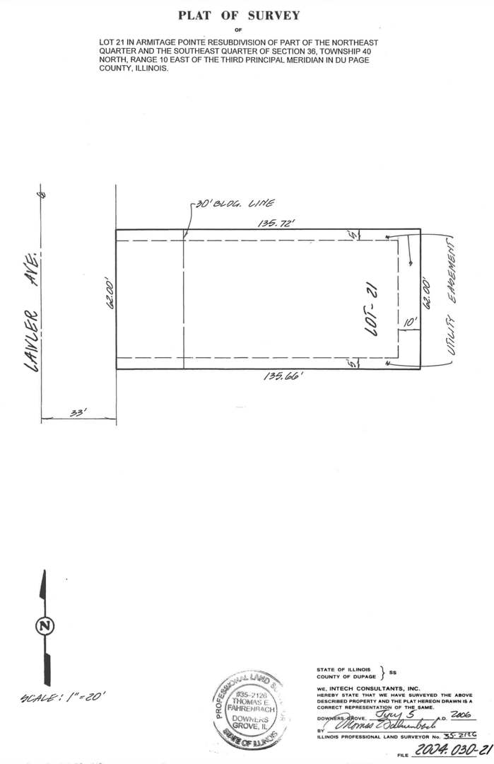7 VACANT LOTS Armitage Avenue Addison IL 60101