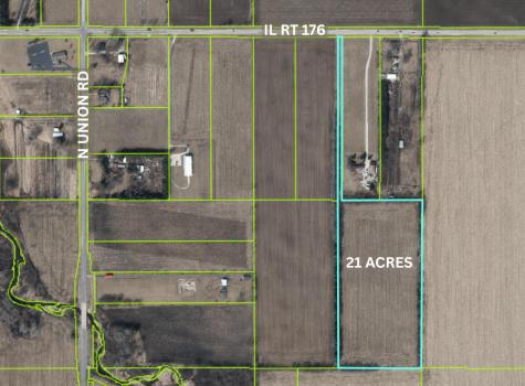 21 Acres Il Route 176 Union IL 60180