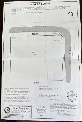 Lot 1 West Stuenkel Road University Park IL 60484