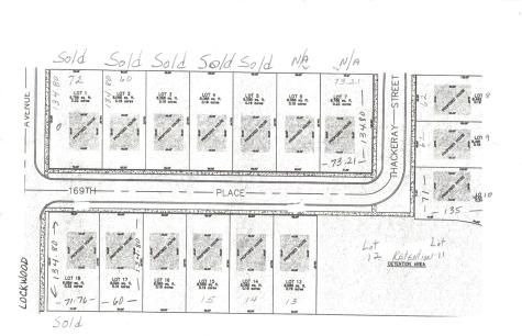 16352 169 Lot #15 Place Oak Forest IL 60452