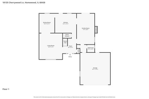 18135 Cherrywood Lane Homewood IL 60430