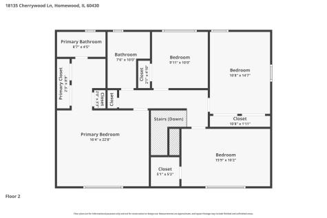 18135 Cherrywood Lane Homewood IL 60430