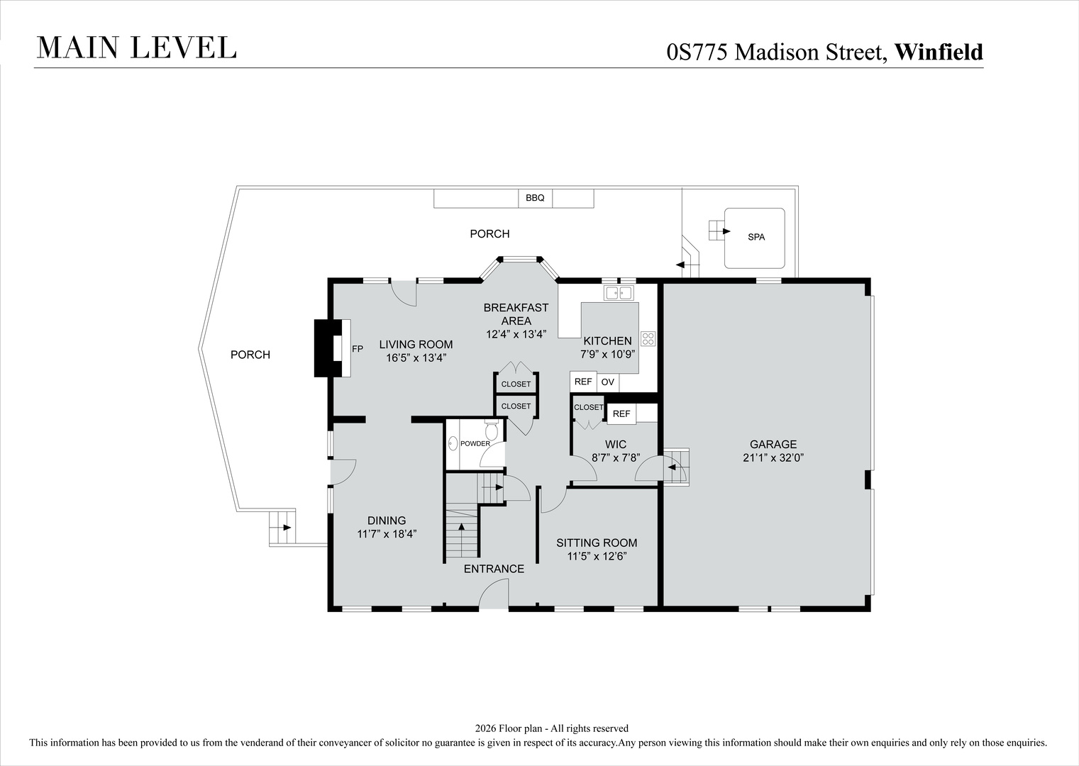 0S775 Madison Street Winfield IL 60190