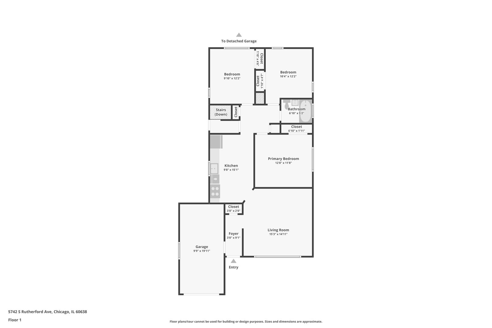 5742 South Rutherford Avenue Chicago IL 60638