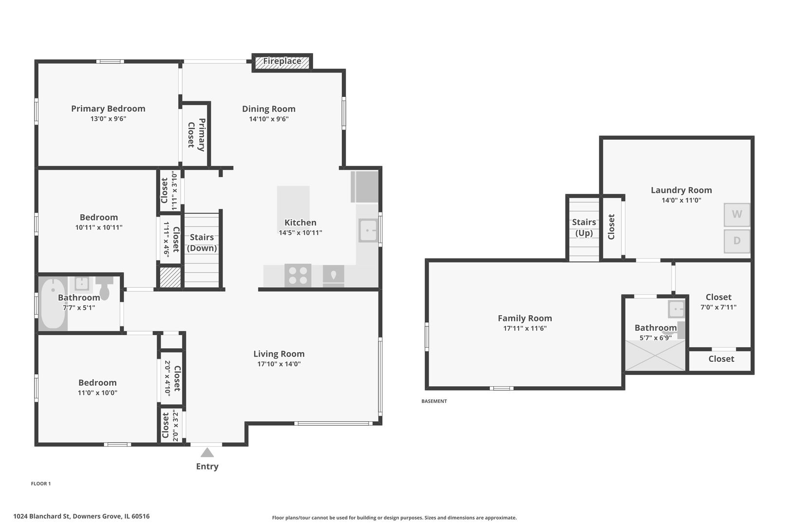 1024 Blanchard Street Downers Grove IL 60516