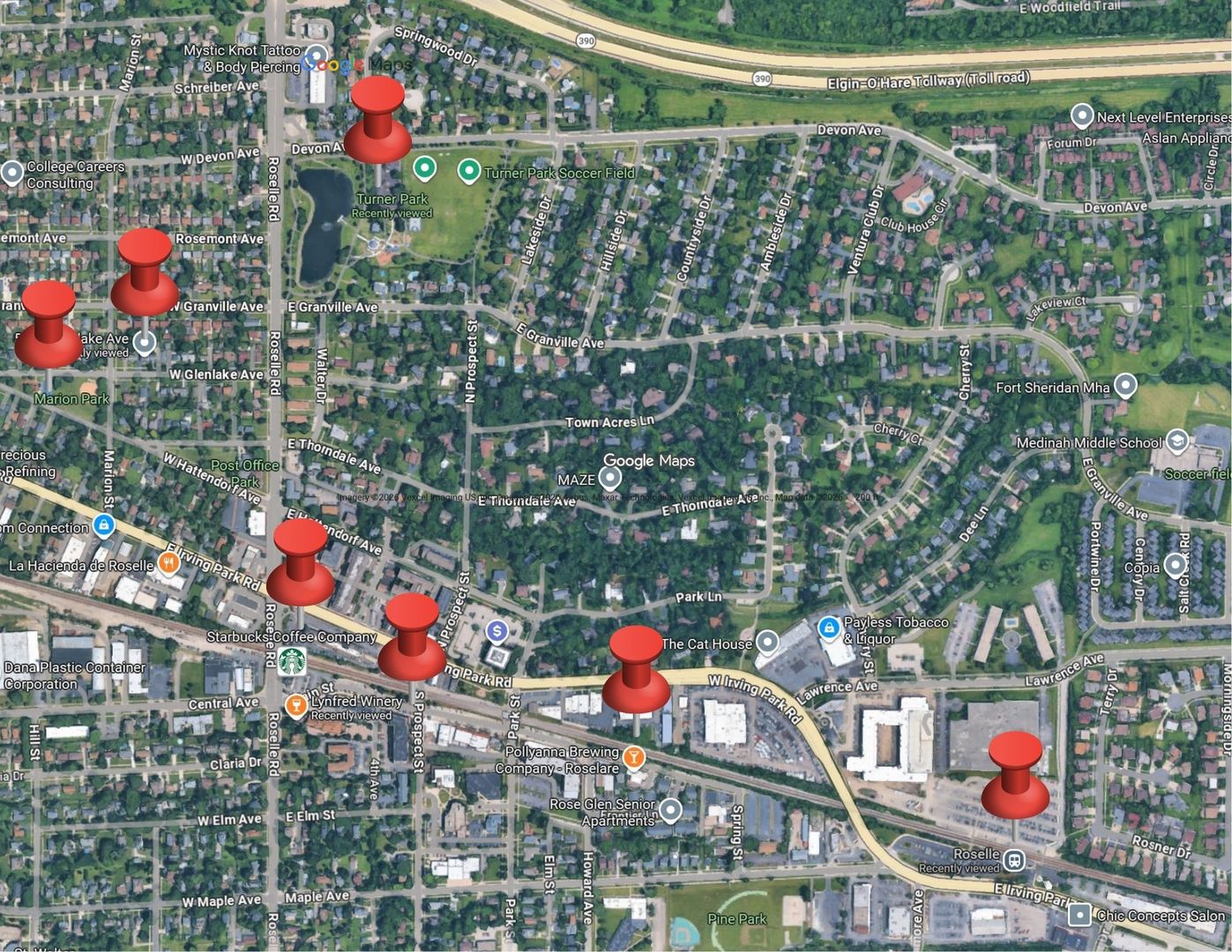 52 West Glenlake Avenue Roselle IL 60172