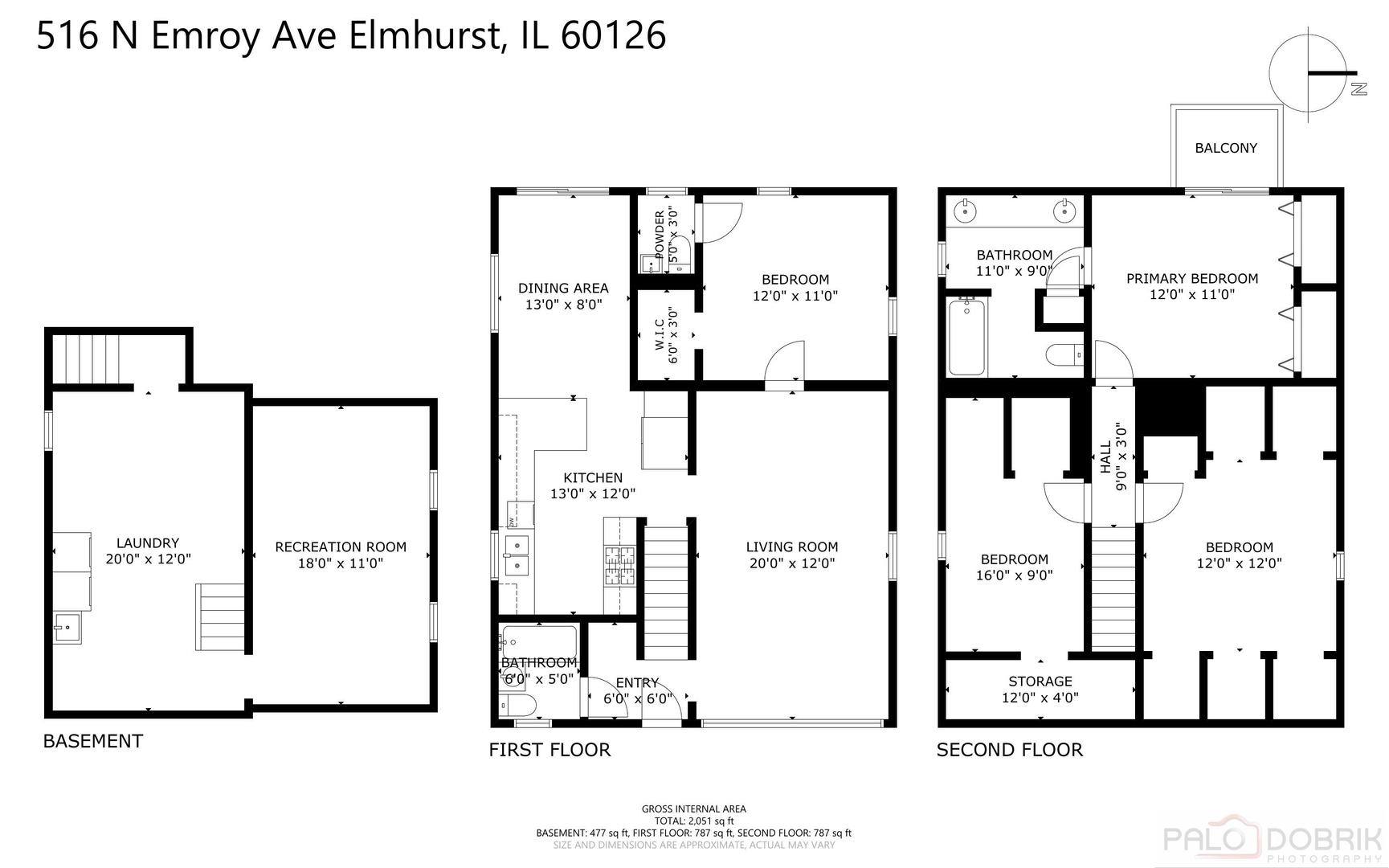 516 North Emroy Avenue Elmhurst IL 60126