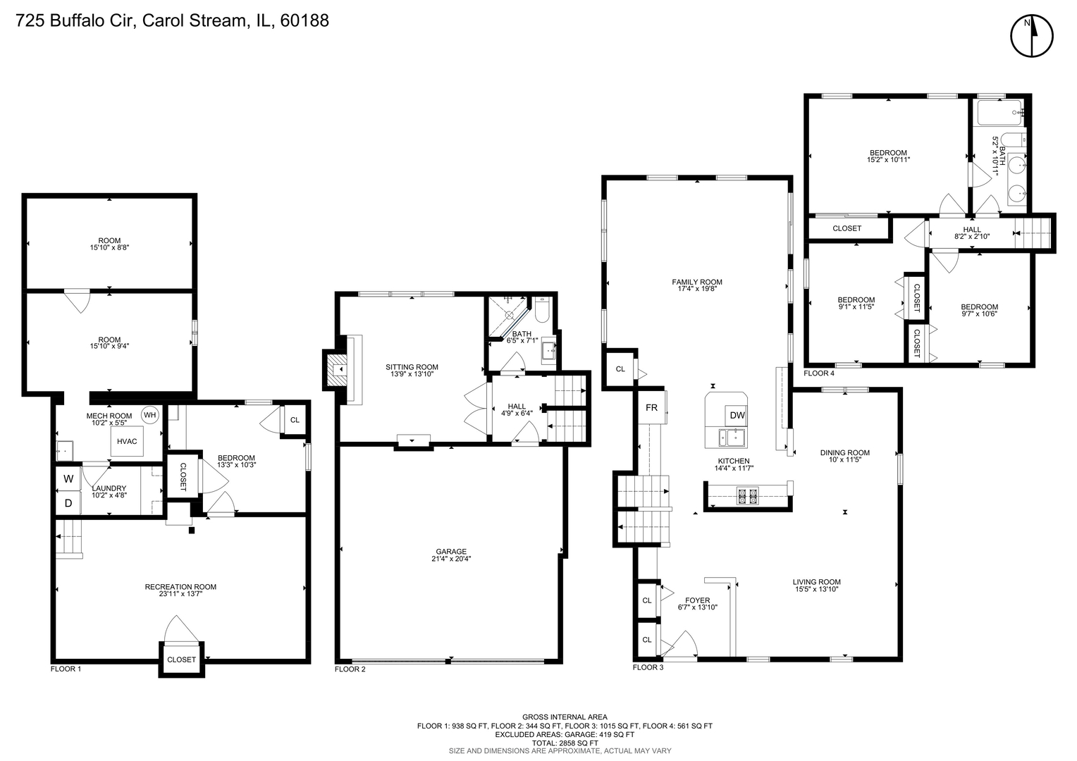 725 Buffalo Circle Carol Stream IL 60188