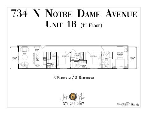 734 N Notre Dame Avenue South Bend IN 46617