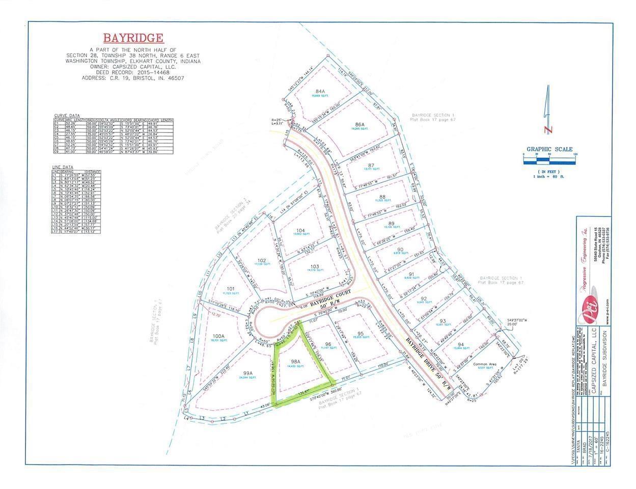 Lot 98a Bayridge Court Bristol IN 46507