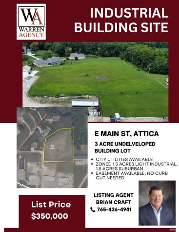 Tbd Main Street Attica IN 47918