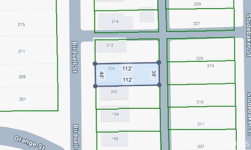 V/l Adj 206 Birdsell Street South Bend IN 46628