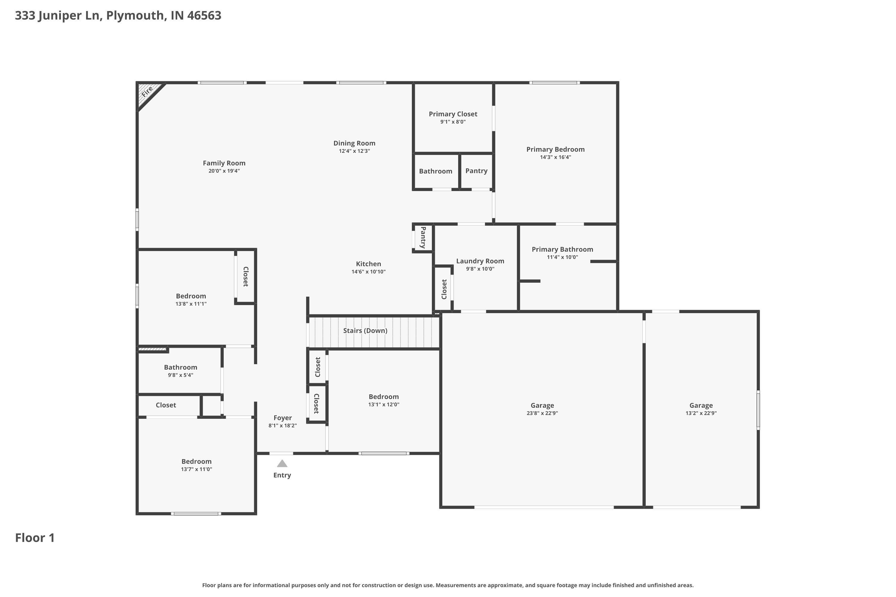 333 Juniper Lane Plymouth IN 46563