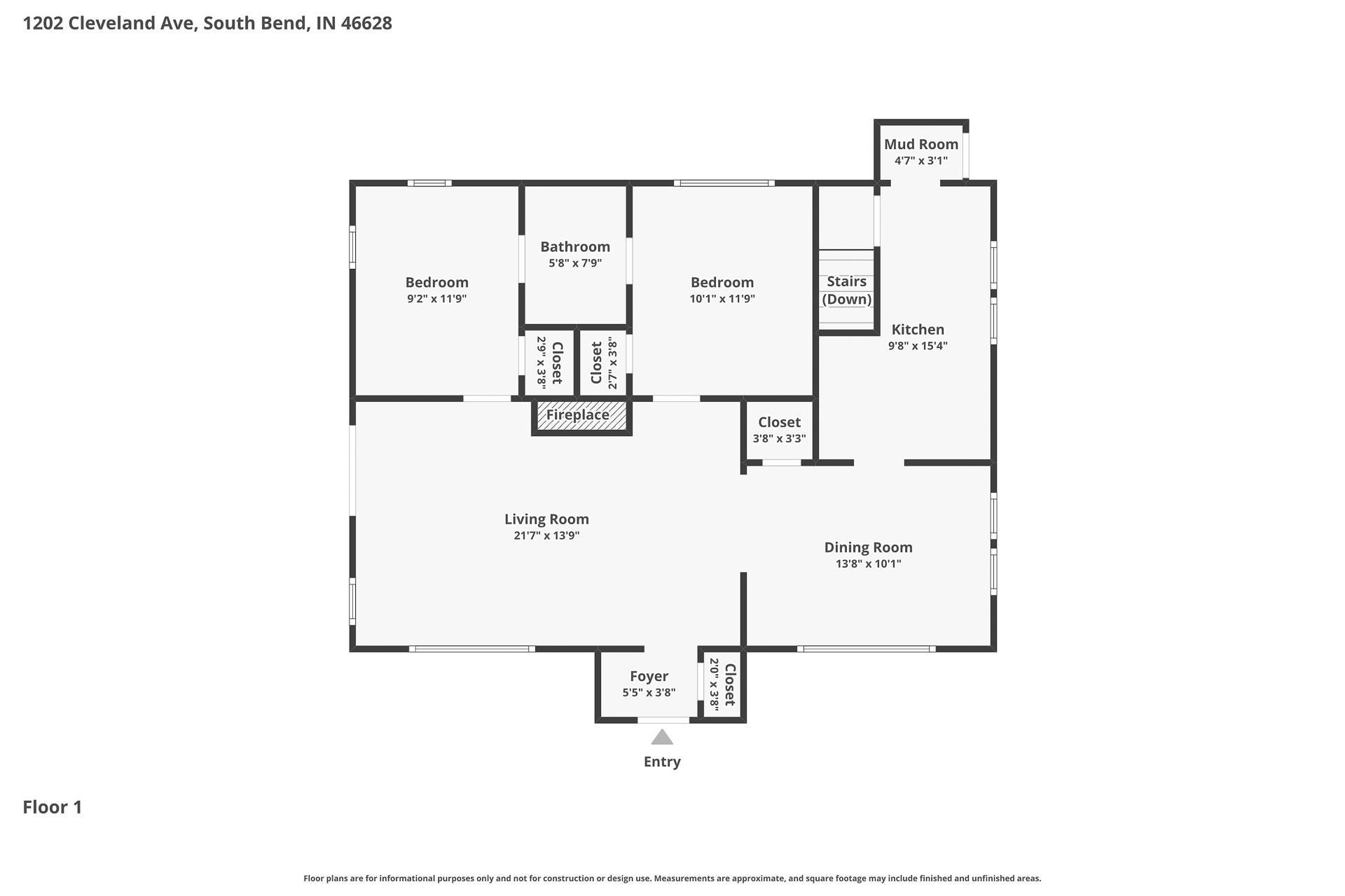 1202 Cleveland Avenue South Bend IN 46628