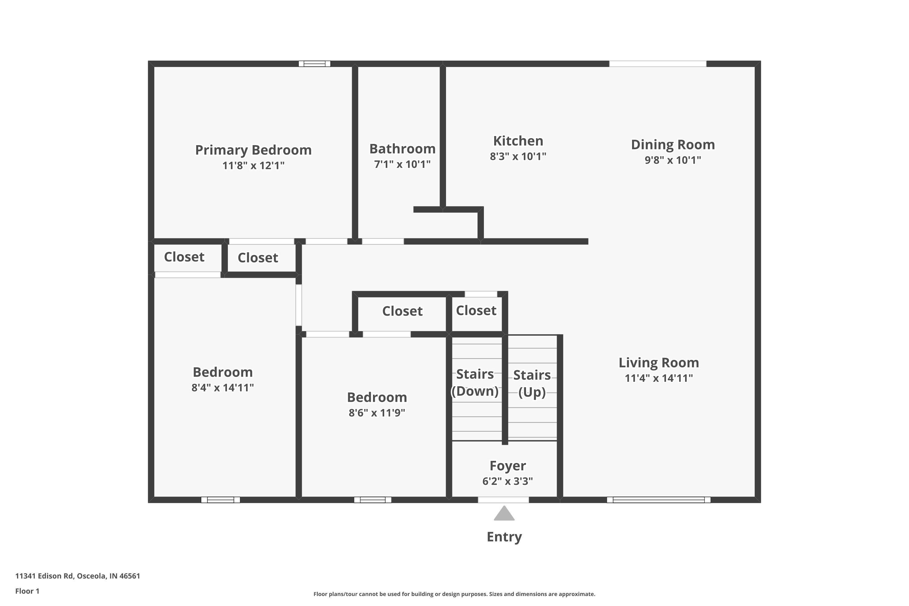 11341 Edison Road Osceola IN 46561
