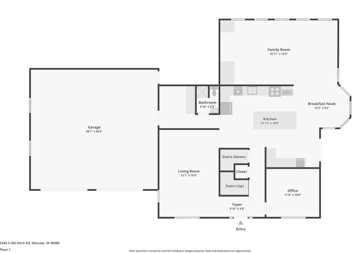 2344 S Old Ditch Road Warsaw IN 46580