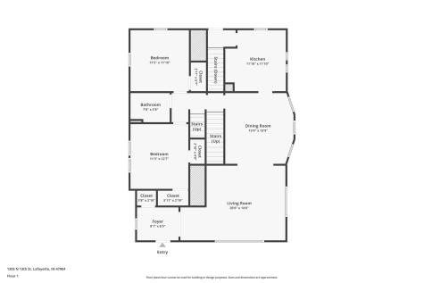 1205 N 13th Street Lafayette IN 47904