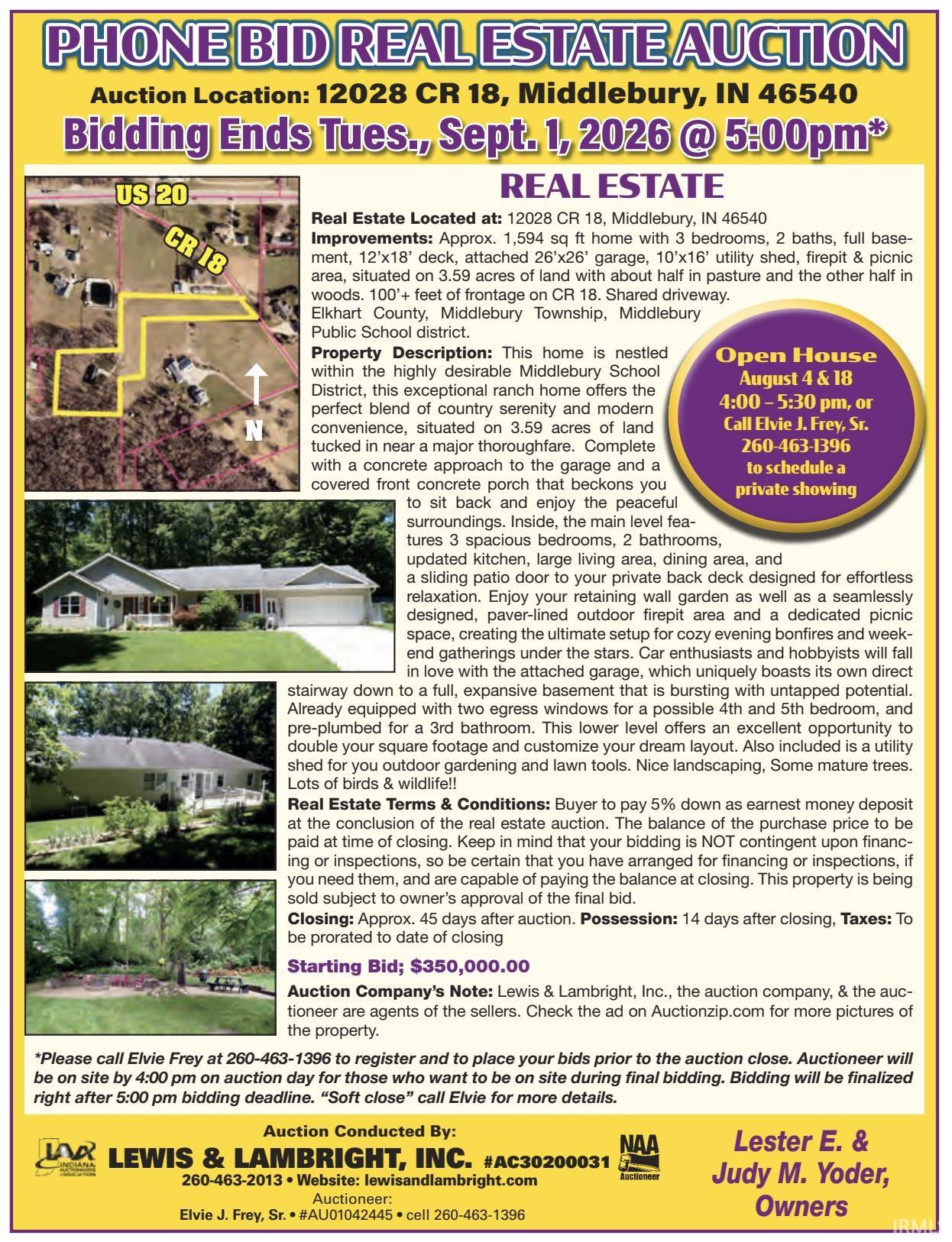 12028 Cr 18 Middlebury IN 46540