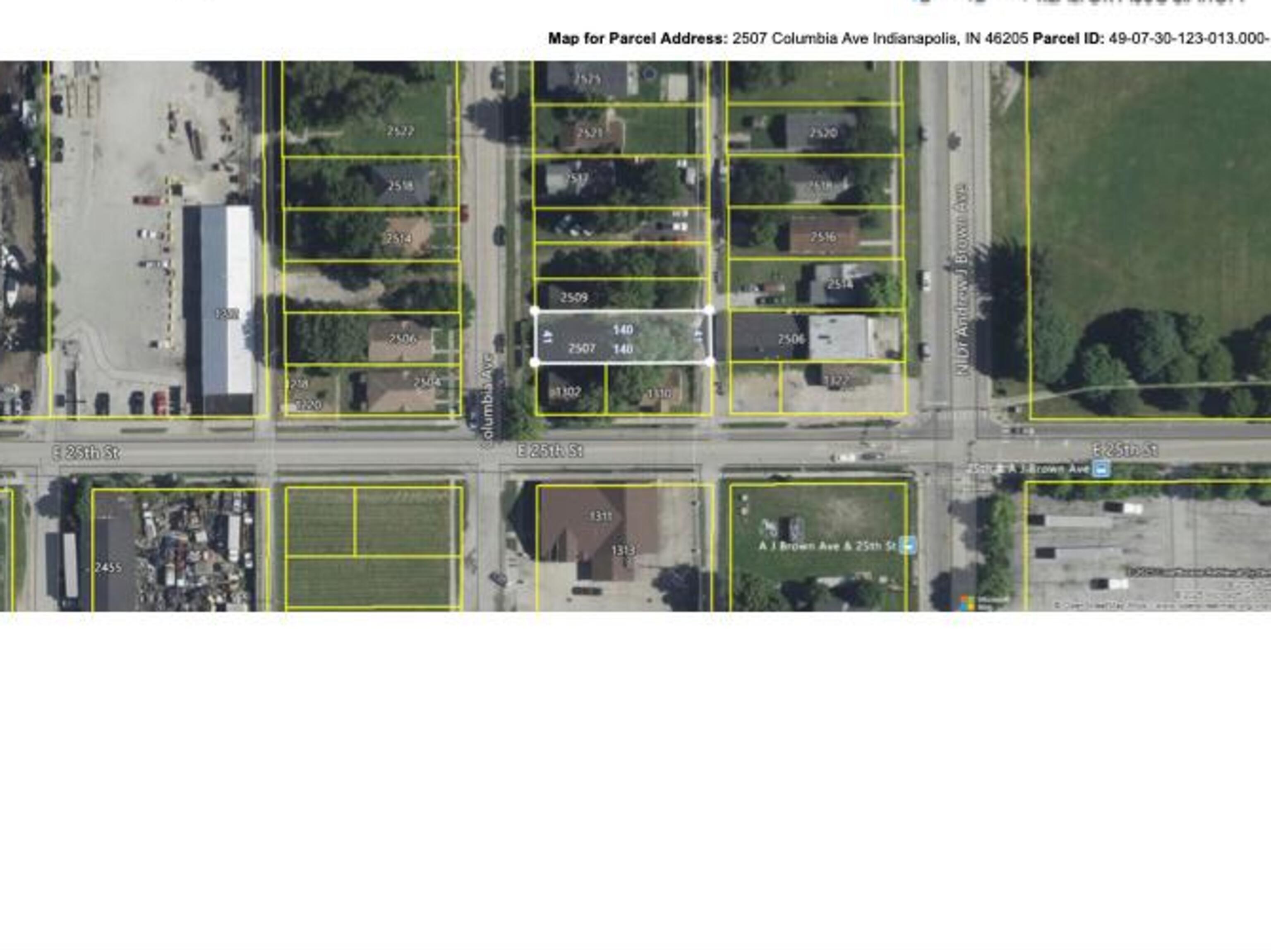 2507 Columbia Avenue Indianapolis IN 46205