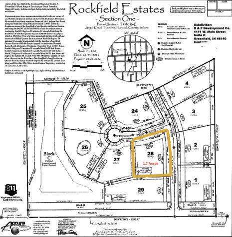 Lot 28 Rockfield Estates Greenfield IN 46140