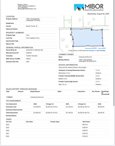 10951 Vandergriff Road Indianapolis IN 46239