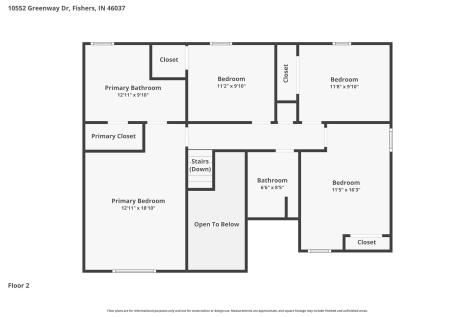10552 Greenway Drive Fishers IN 46037