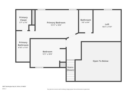 10877 Washington Bay Drive Fishers IN 46037